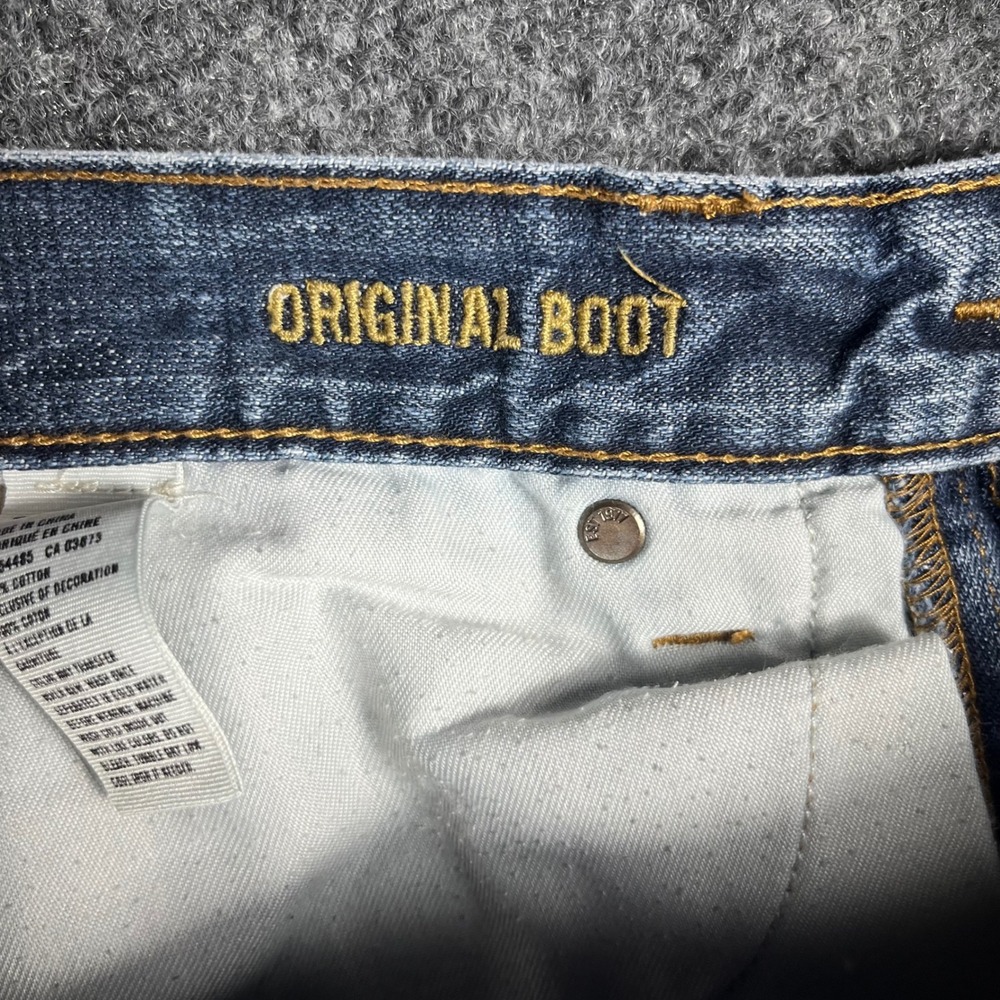 American Eagle Original Boot Jeans Mens 30x32‎ Blue Medium Wash Denim Bootcut - Picture 7 of 8